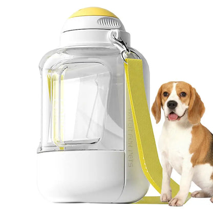 Tragbare Hunde-Wasserflasche mit Trinknapf