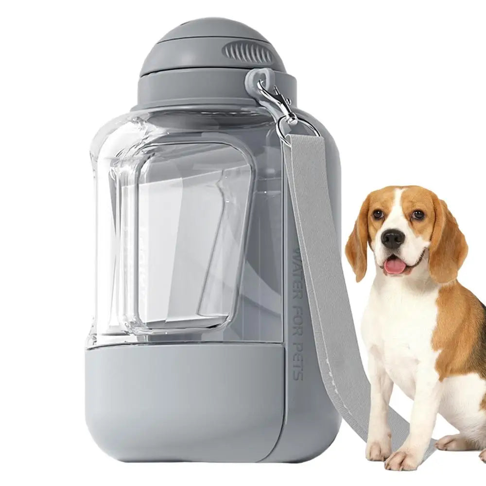 Tragbare Hunde-Wasserflasche mit Trinknapf